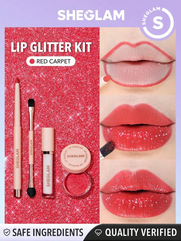 Sheglam Delineador De Labios, Brillo De Labios y Purpurina 3 En 1 Lip Dazzler 0.2 g (0.007 oz) / 1.1 g (0.038 oz) / 1.7 g (0.059 oz) - Red Carpet's foto | Toshi |  BizneCubano