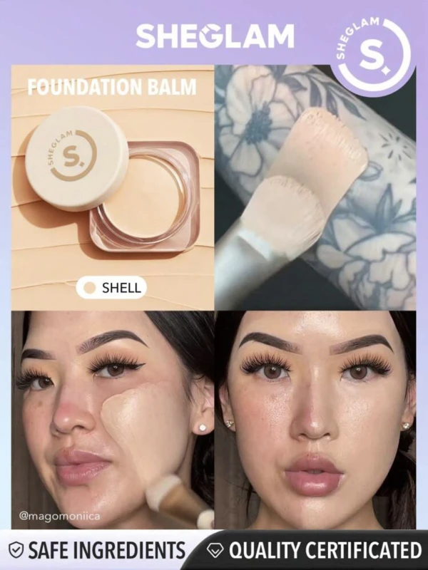 Sheglam Base De Maquillaje En Bálsamo De Cobertura Total Skinfluencer 15 g (0.52 oz) - Shell's foto | Toshi |  BizneCubano