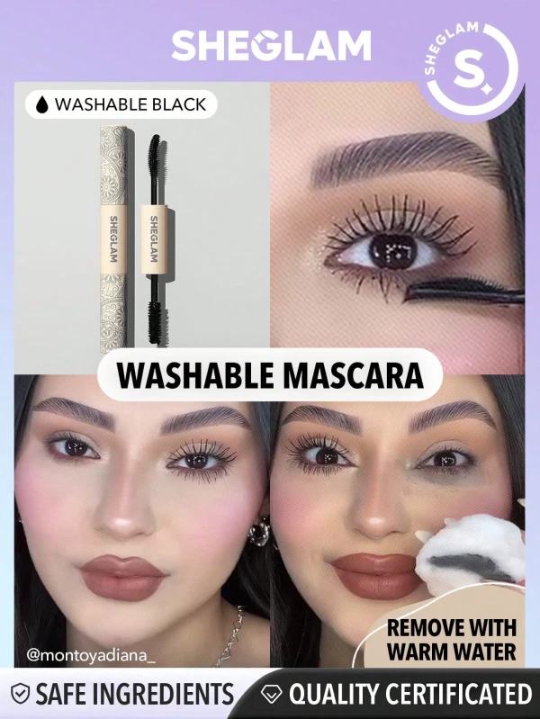 Sheglam Máscara De Pestañas All-In-One Volume & Length 4 g (0.14 oz) x 2 - Washable Black's foto | Toshi |  BizneCubano