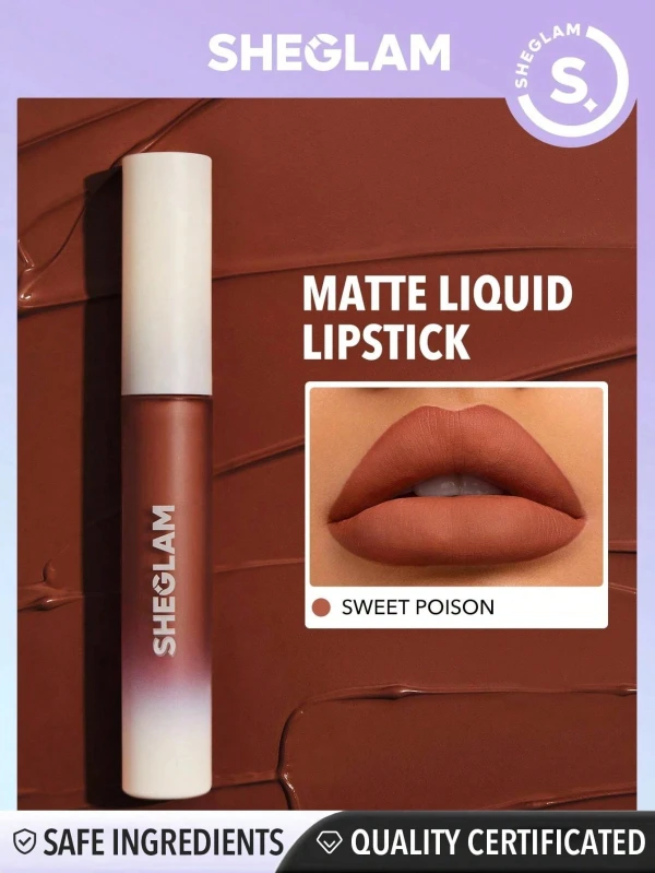 Sheglam Barra De Labios Líquida Mate Matte Allure 3.1 g (0.11 oz) - Sweet Poison's foto | Toshi |  BizneCubano