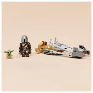 LEGO Star Wars 75436 The Mandalorian & Grogu’s Speeder Bike 58 Pcs miniatura 10