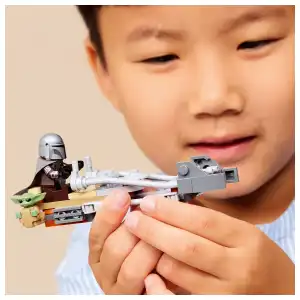 LEGO Star Wars 75436 The Mandalorian & Grogu’s Speeder Bike 58 Pcs miniatura 9