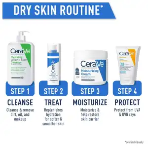 CeraVe Hydrating Cream-to-Foam Cleanser For Normal to Dry Skin 237 ml (8 oz) miniatura 7