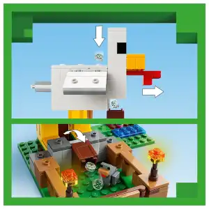 LEGO Minecraft 21585 Chicken Farm 233 Pcs miniatura 6