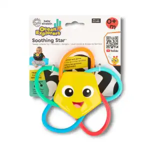 Baby Einstein Ocean Explorers Soothing Star Teether & Rattle Toy 0m+ (13 cm) miniatura 2