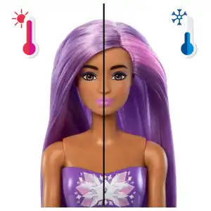 Mattel Barbie Color Reveal Mermaid Series 6 Pcs (29 cm) miniatura 3