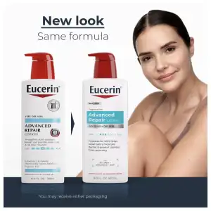 Eucerin Advanced Repair Lotion For Dry to Very Dry Skin 500 mL (16.9 oz) miniatura 3