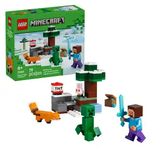 LEGO Minecraft 21583 Steve’s Taiga Adventure 79 Pcs miniatura 1