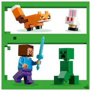LEGO Minecraft 21583 Steve’s Taiga Adventure 79 Pcs miniatura 5
