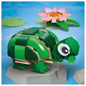 LEGO Creator 3 in 1 31377 Turtle with a Water Lily 124 Pcs miniatura 5