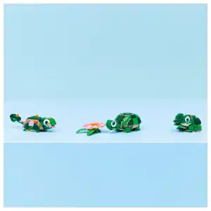 LEGO Creator 3 in 1 31377 Turtle with a Water Lily 124 Pcs miniatura 10
