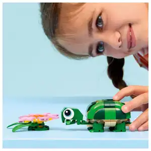 LEGO Creator 3 in 1 31377 Turtle with a Water Lily 124 Pcs miniatura 9