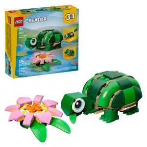 LEGO Creator 3 in 1 31377 Turtle with a Water Lily 124 Pcs miniatura 1
