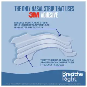 Breathe Right Nasal Strips Extra Strength Clear Drug Free 26 Clear Strips miniatura 6