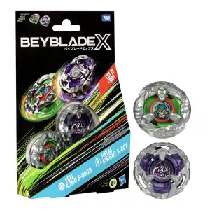 Hasbro Beyblade X Yell Kong 3-60GB & Helm Knight 5-80T miniatura 1