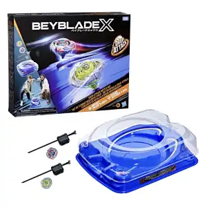 Hasbro Beyblade X Drop Attack Battle Set Impact Drake 9-60LR & Hover Wyvern 3-85N miniatura 1