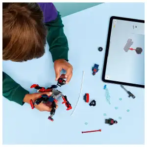 LEGO Marvel 76337 Miles Morales Mech vs. Spider-Man 2099 135 Pcs miniatura 8
