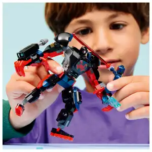 LEGO Marvel 76337 Miles Morales Mech vs. Spider-Man 2099 135 Pcs miniatura 9