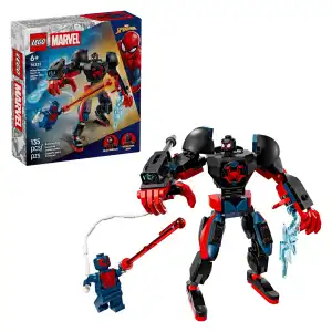 LEGO Marvel 76337 Miles Morales Mech vs. Spider-Man 2099 135 Pcs miniatura 1