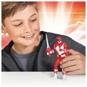 Hasbro Playmates Toys Mighty Morphin Power Rangers Re-Ignition Auto-Morphin Red Ranger (15 cm) miniatura 9