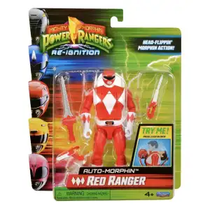 Hasbro Playmates Toys Mighty Morphin Power Rangers Re-Ignition Auto-Morphin Red Ranger (15 cm) miniatura 2
