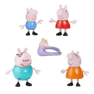 Hasbro Peppa Pig Peppa’s Family of Five (7 cm) miniatura 4