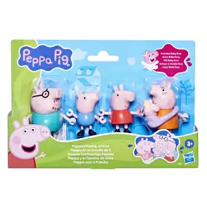 Hasbro Peppa Pig Peppa’s Family of Five (7 cm) miniatura 3
