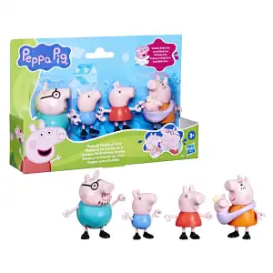 Hasbro Peppa Pig Peppa’s Family of Five (7 cm) miniatura 1