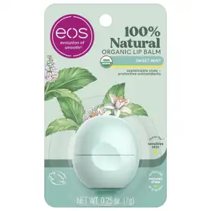 eos 100% Natural Organic Lip Balm Sweet Mint 7 g (0.25 oz) miniatura 1
