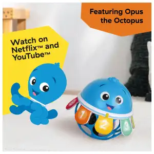 Baby Einstein Ocean Explorers Opus Jingle & Shake Rattle Toy 0m+ (11 cm) miniatura 8