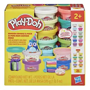 Hasbro Play-Doh Favorite Favors 21 Pack 595 g (1 lb 5 oz) miniatura 2