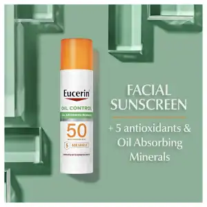 Eucerin Clear Skin For Acne Prone + Oily Skin Lightweight Sunscreen Lotion For Face Broad Spectrum SPF 50 75 mL (2.5 oz) miniatura 11