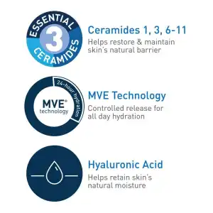 CeraVe Moisturizing Cream For Normal to Dry Skin 236 mL (8 oz) miniatura 2