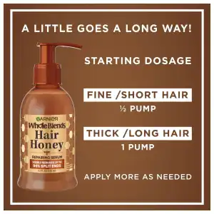 Garnier Whole Blends Hair Honey Repairing Serum 150 mL (5.1 oz) miniatura 7