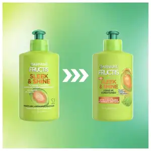 Garnier Fructis Sleek & Shine Leave-In Conditioner Plant Keratin + Argan Oil 300 mL (10.2 oz) miniatura 5