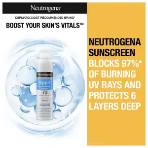 Neutrogena Sport Active Defense Sunscreen Broad Spectrum SPF 70 141 g (5 oz) miniatura 3