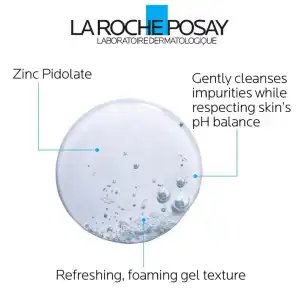 La Roche-Posay Effaclar Purifying Foaming Gel Cleanser For Oily Skin 200 mL (6.76 oz) miniatura 2