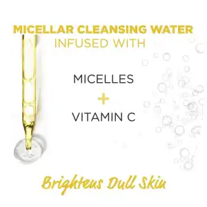Garnier SkinActive Micellar Cleansing Water All-in-1 Brightening with Vitamin C 400 mL (13.5 oz) miniatura 3
