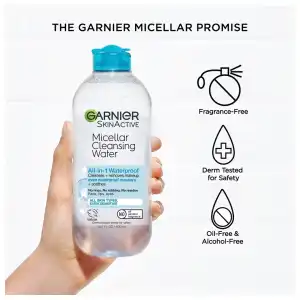 Garnier SkinActive Micellar Cleansing Water All-in-1 Waterproof 100 mL (3.4 oz) miniatura 4