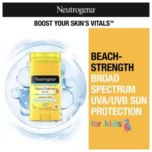 Neutrogena Beach Defense Kids Sunscreen Stick Broad Spectrum SPF 60+ 42 g (1.5 oz) miniatura 3