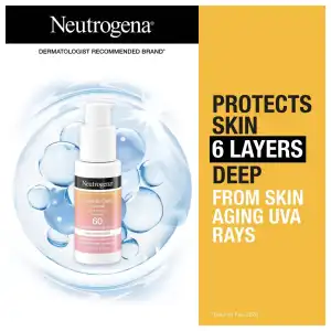 Neutrogena Invisible Daily Defense Face Serum Sunscreen Broad Spectrum SPF 60 50 mL (1.7 oz) miniatura 5