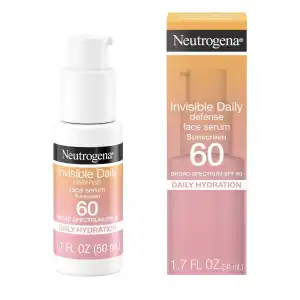 Neutrogena Invisible Daily Defense Face Serum Sunscreen Broad Spectrum SPF 60 50 mL (1.7 oz) miniatura 1