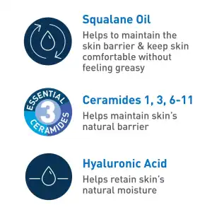 CeraVe Hydrating Foaming Oil Cleanser For Dry to Very Dry Skin 237 mL (8 oz) miniatura 2