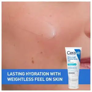 CeraVe Ultra-Light Moisturizing Gel For All Skin Types 52 mL (1.75 oz) miniatura 4