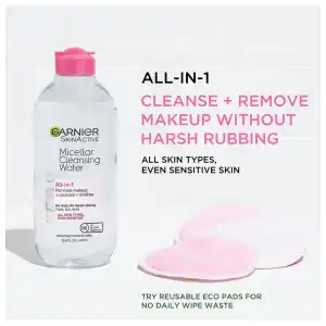 Garnier SkinActive Micellar Cleansing Water All-in-1 100 mL (3.4 oz) miniatura 7