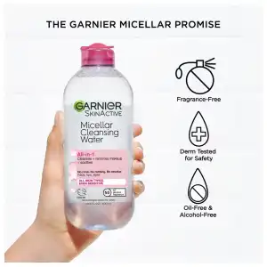 Garnier SkinActive Micellar Cleansing Water All-in-1 100 mL (3.4 oz) miniatura 4
