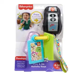 Mattel Fisher-Price Laugh & Learn Play & Go Activity Keys 6-36m (11 cm) miniatura 8