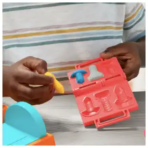 Hasbro Play-Doh Stamp & Saw Tool Bench 5 Cans 284 g (10 oz) miniatura 9