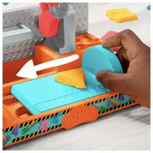 Hasbro Play-Doh Stamp & Saw Tool Bench 5 Cans 284 g (10 oz) miniatura 6