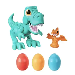 Hasbro Play-Doh Dino Crew Crunchin' T-Rex 3 Cans 213 g (7.5 oz) miniatura 3